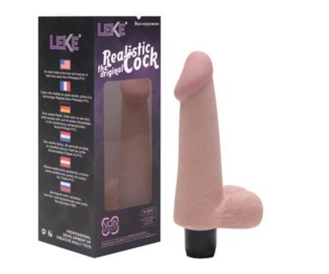 Prótese com vibrador 14 x 3,5 cyber realístico